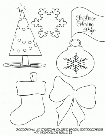 Christmas Colouring Pages Free Printables - Coloring