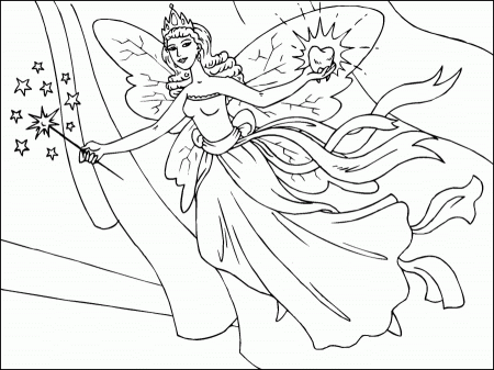 Printable 34 Fairy Coloring Pages 3938 - Cute Fairies Colouring ...