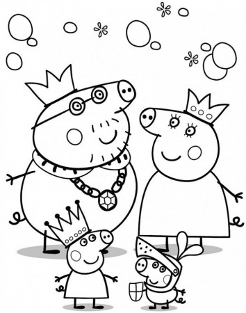 Peppa Pig Coloring Pages Printable | Free Coloring Pages