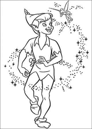 Peter Pan Coloring Pages Printable - High Quality Coloring Pages