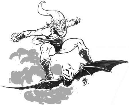 Green Goblin Coloring Page