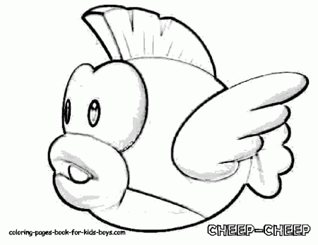 Mario Bros Printable - Coloring Pages for Kids and for Adults