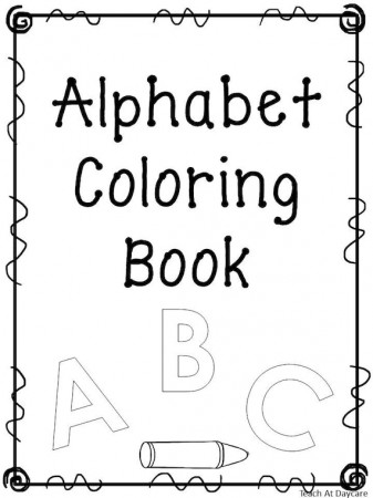 27 Printable Alphabet Coloring Book Worksheets. Preschool-kdg - Etsy