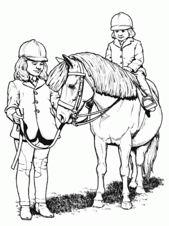 Free Girl And Horse Jumping Coloring Pages, Download Free Girl And Horse  Jumping Coloring Pages png images, Free ClipArts on Clipart Library