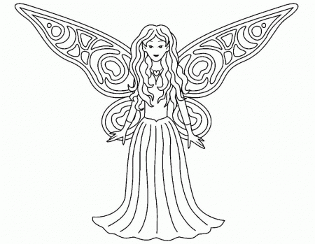 Printable 17 Fairy Princess Coloring Pages 4049 - Fairy Princess ...