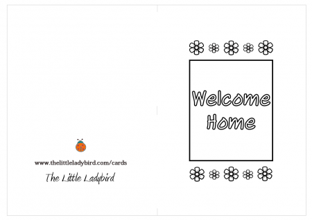 Free Coloring Pages Of Welcome Home - Coloring Labs