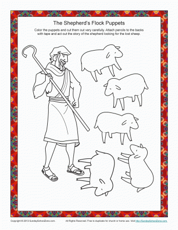 The Shepherd's Flock Bible Craft for Kids | Bible Activity for Kids