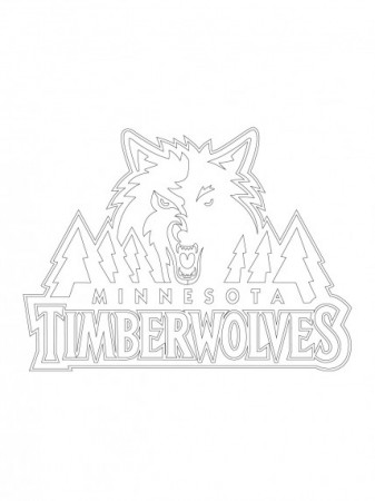 Minnesota Timberwolves Logo Coloring Page Imágenes por Markus6 | Imágenes  españoles imágenes