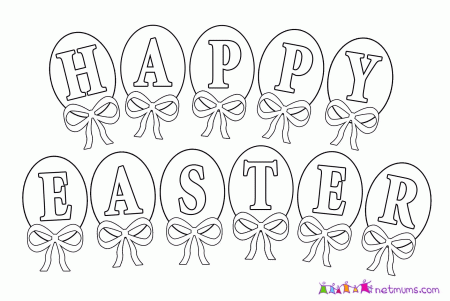 Easter Coloring Pages Printable Easter Color Coloring Easter Eggs ...