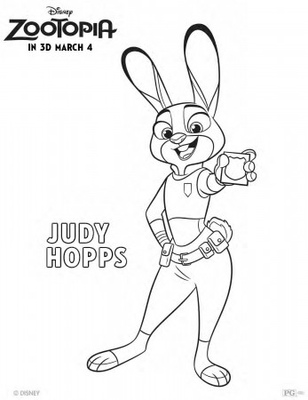 Zootopia coloring pages - Highlights Along the Way