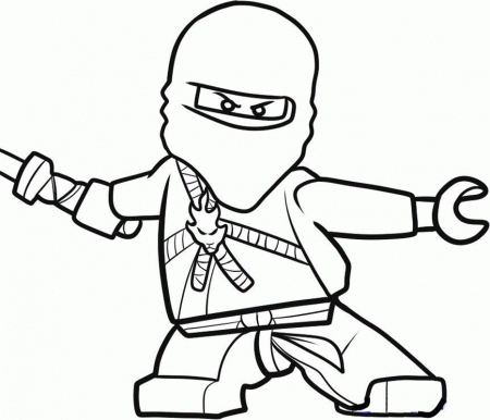 Lego Man Coloring Page Printable - Coloring Page
