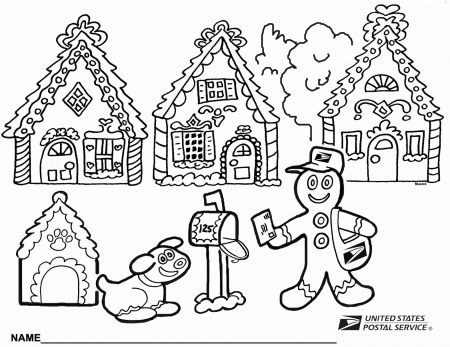 Simple Free Printable House Coloring Pages For Kids - Widetheme