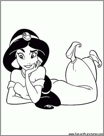 Cartoon ~ Printable Disney Princess Coloring Pages Jasmine ...