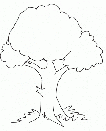 The Big Oak Tree Coloring Pages Coloring Pages For Kids #bAh ...