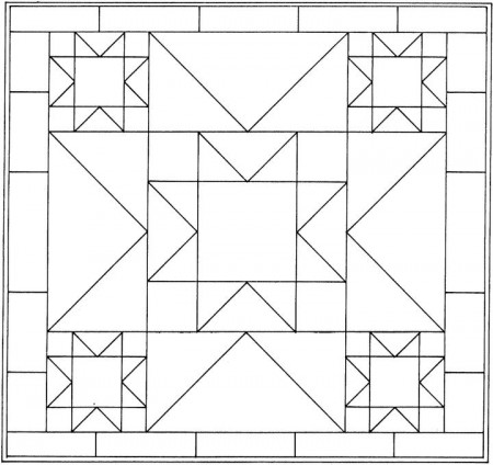Best Photos of Geometric Shapes To Color - Coloring Free Page ...