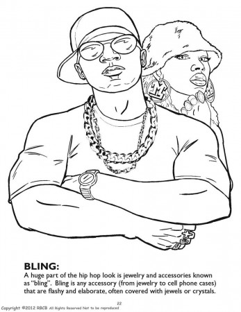 Coloring Books | Hip Hop Gangsta Rap Coloring Book