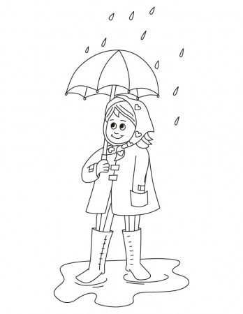 Rainy dress coloring pages | Download Free Rainy dress coloring pages for  kids | Best Coloring Pages