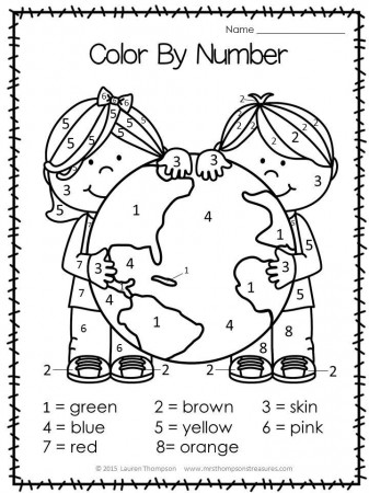 Free Earth Day Printable & Digital Math and Literacy Activities | Earth day  worksheets, Earth day coloring pages, Earth day crafts