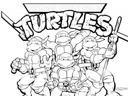 teenage mutant ninja turtles color sheets teenage mutant ninja ...