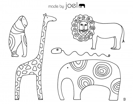 Free Coloring Sheets! – Made by Joel