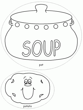 Stone Soup Coloring Page. Free Coloring Page On Masivy World - Coloring