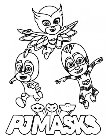 Coloring Pages : Catboy From Pj Masksoloring Sheets Free For ...