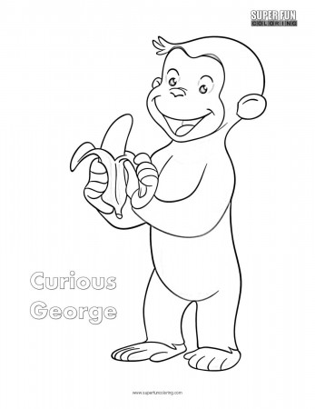 Curious George Coloring Page - Super Fun Coloring