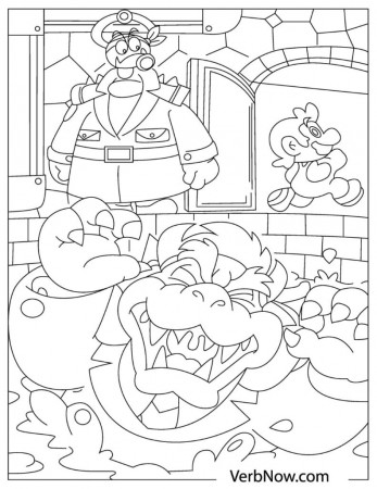20 Free MARIO Coloring Pages Your Kids Will Love (Our Designs) - VerbNow