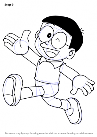 Nobita Drawing Full Body