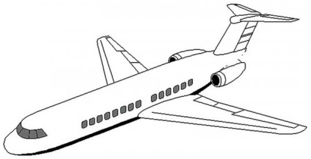 Plane #28 (Transportation) – Printable coloring pages
