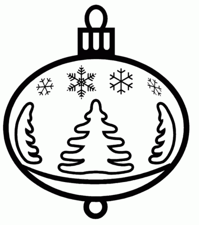 Christmas Coloring Page Ornament | Christmas Coloring pages of ...