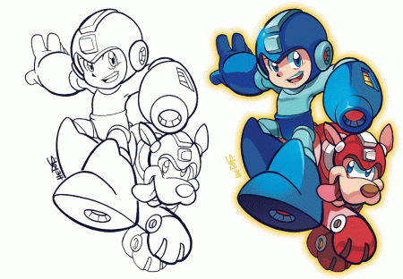 Mega Man 36 Cover by herms85 on DeviantArt