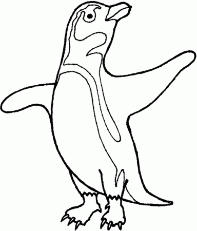 Penguin coloring page - Animals Town - animals color sheet 