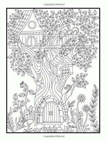 Hidden Garden: An Adult Coloring Book with Secret Forest Animals ...