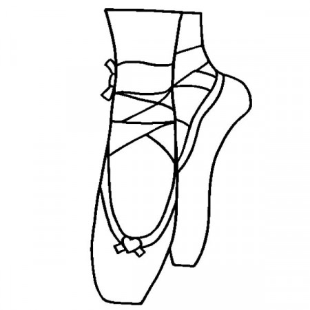 Ballerina Shoes Slippers Coloring Pages : Bulk Color