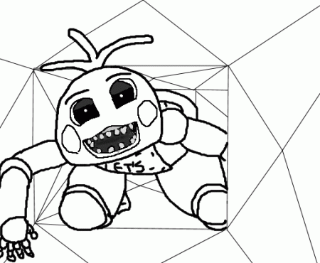 Five Nights Freddy Coloring Pages of Toy Chica | Monster coloring ...