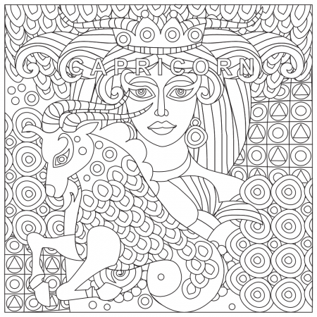 Pin on Zodiac Coloring Pages for Adults