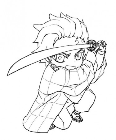 Ozaki Demon Slayer Character Coloring Pages - Demon Slayer Coloring Pages -  Free Printable Coloring Pages Online