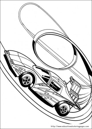 Hot Wheels Coloring Pages free For Kids