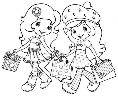 Strawberry Shortcake And Friends Coloring Pages To Print ...