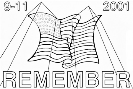 September 9 11 Coloring Page