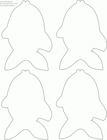 Fish Outline Template For Kids