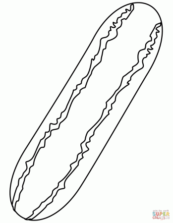 Cucumbers coloring pages | Free Coloring Pages