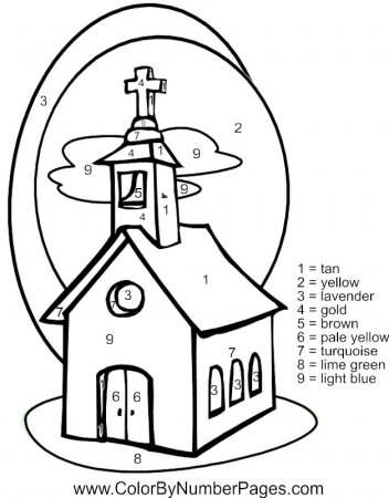 Drawing Church #64166 (Buildings and Architecture) – Printable coloring  pages