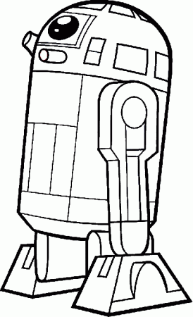 10 Exciting Star Wars R2D2 Coloring Pages · Craftwhack