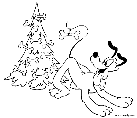 Christmas Disney Clip Coloring Pages - Coloring Pages For All Ages