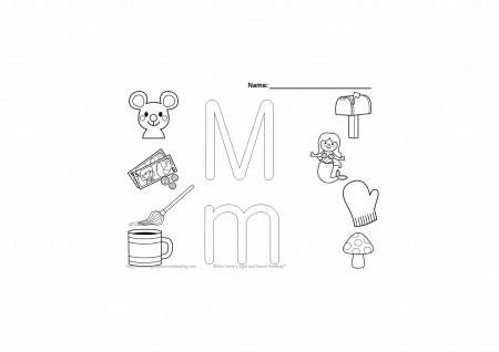 Stylish Letter M Coloring Pages intended to Invigorate to color ...
