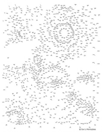 Bumblebee Extreme Dot-to-Dot / Connect the Dots PDF by Teach Simple