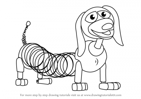 Learn How to Draw Slinky Dog from Toy Story (Toy Story) Step by Step :  Drawing Tutorials