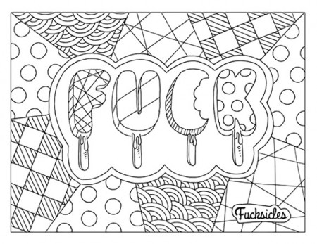 Kinky Coloring Pages Free - Swear Word Coloring Book